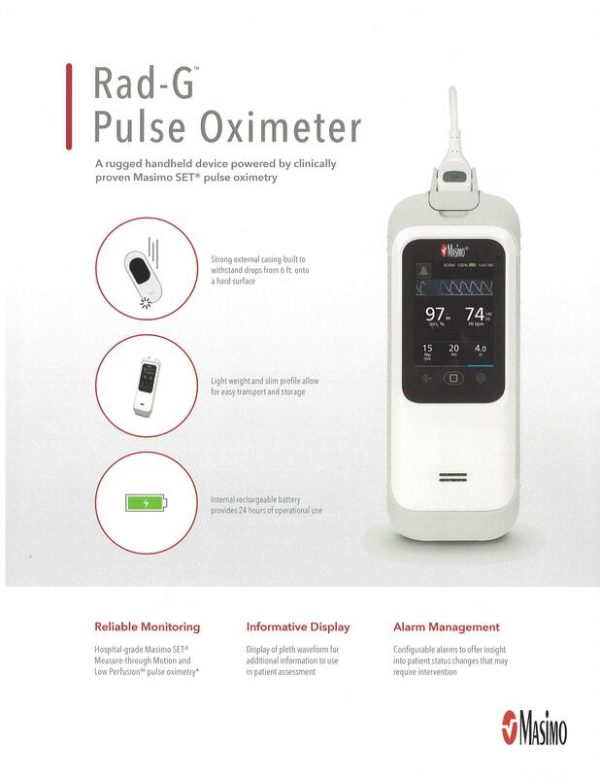 Masimo Rad-G Pulse Oximeter
